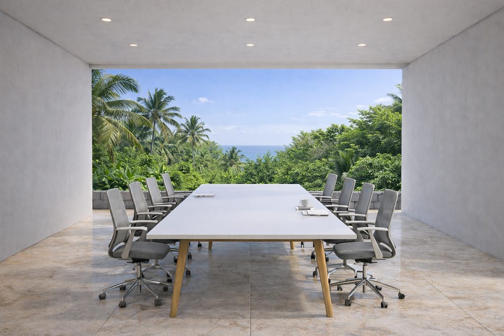 Meeting Room Barbados Christ Church at the Leela Vida for executive board meetings and team building meeting room training